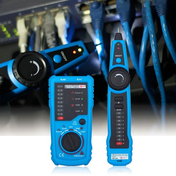 High Quality RJ11 RJ45 Cat5 Cat6 Telephone Wire Tracker Tracer Toner Ethernet LAN Network Cable Tester Detector Line Finder
High Quality RJ11 RJ45 Cat5 Cat6 Telephone Wire Tracker Tracer Toner Ethernet LAN Network Cable Tester Detector Line Finder