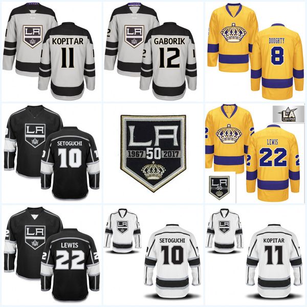 Youth 50th Patch Los Angeles Kings Jerseys 11 Anze Kopitar 8 Drew Doughty 32 Jonathan Quick 77 Jeff Carter 12 Marian Gaborik Jerseys
Youth 50th Patch Los Angeles Kings Jerseys 11 Anze Kopitar 8 Drew Doughty 32 Jonathan Quick 77 Jeff Carter 12 Marian Gaborik Jerseys