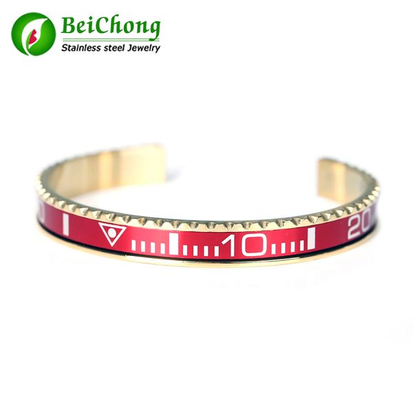 BC Jewelry Fashion Brazaletes Pulseras Vintage 18k Gold Plated Bangle Bracelet for Men Gold Stainless Steel Cuff Speedometer Bangle BC-132
BC Jewelry Fashion Brazaletes Pulseras Vintage 18k Gold Plated Bangle Bracelet for Men Gold Stainless Steel Cuff Speedometer Bangle BC-132