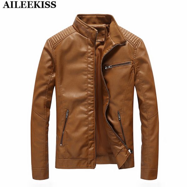 wholesale- autumn winter motorcycle leather jackets m 5xl men's clothing men leather jackets male business casual coats bomber xt404, Black
wholesale- autumn winter motorcycle leather jackets m 5xl men's clothing men leather jackets male business casual coats bomber xt404, Black