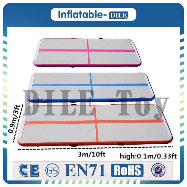10ftx3ftx0.33ft inflatable tumbling mat air track floor home taekwondo gymnastics mat with hand pump
10ftx3ftx0.33ft inflatable tumbling mat air track floor home taekwondo gymnastics mat with hand pump