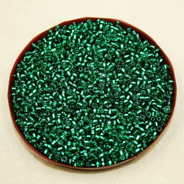 80g/lot 3mm grass green diy glass loose seed beads with silver inner line for diy craft cn-bbg029-27, Crystal
80g/lot 3mm grass green diy glass loose seed beads with silver inner line for diy craft cn-bbg029-27, Crystal