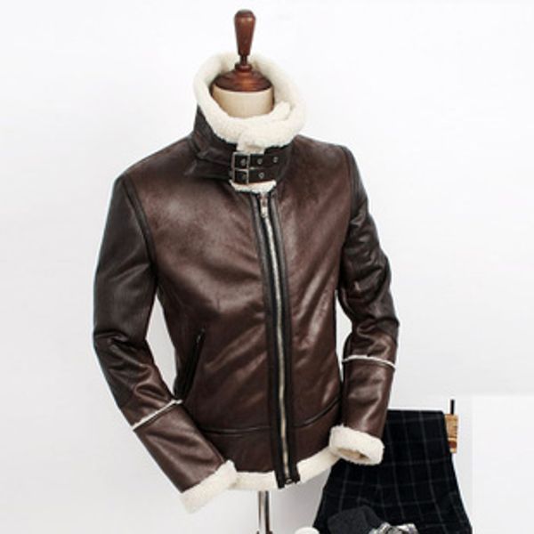 fall- men's fahion new winter korean heirs same paragraph warm lamb's wool leather clothing fut jacket coat, Black
fall- men's fahion new winter korean heirs same paragraph warm lamb's wool leather clothing fut jacket coat, Black