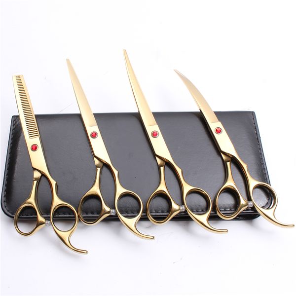 c3003 4pcs 7'' 440c customized logo professional pets grooming hair scissors cutting+thinning+up&down+bag curved shears fur clippe
c3003 4pcs 7'' 440c customized logo professional pets grooming hair scissors cutting+thinning+up&down+bag curved shears fur clippe