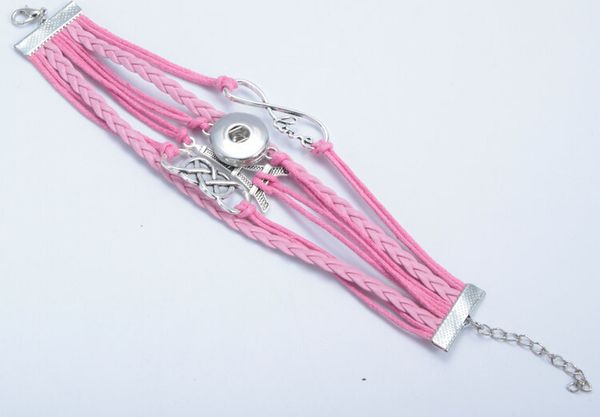 3pcs/lot sale infinity love iron tower noosa button bracelet alloy pu leater woven handmade snap button bracelet diy jelwery for 18mm, Golden;silver
3pcs/lot sale infinity love iron tower noosa button bracelet alloy pu leater woven handmade snap button bracelet diy jelwery for 18mm, Golden;silver