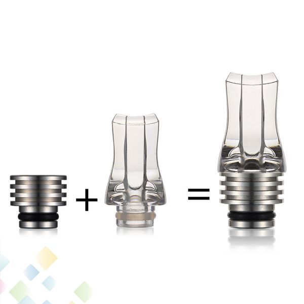Newest SS Resin Drip Tip 510 Drip Tips Mouthpieces for 510 Atomizers Electronic Cigarette 2 in one Type DHL Free
Newest SS Resin Drip Tip 510 Drip Tips Mouthpieces for 510 Atomizers Electronic Cigarette 2 in one Type DHL Free