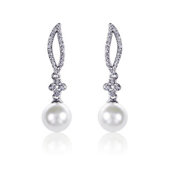 cz diamond crystal pearl bead wedding earrings for women pageant jewelry stud earring fashion exquisite eardrop new, White
cz diamond crystal pearl bead wedding earrings for women pageant jewelry stud earring fashion exquisite eardrop new, White