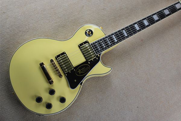Cu tom hop randy rhoad ro ewood ebony fingerboard cream yellow electric guitar golden hardware hipping
Cu tom hop randy rhoad ro ewood ebony fingerboard cream yellow electric guitar golden hardware hipping