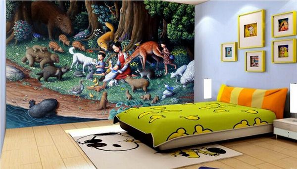 dream forest painting children's room wall background wall papers home decor living room
dream forest painting children's room wall background wall papers home decor living room