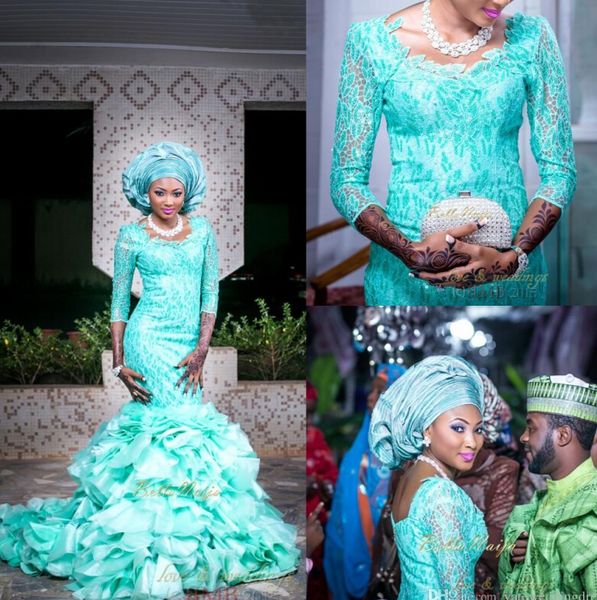 mermaid lace muslim wedding dresses three quarters sleeves sheer see through 2021 flouncing bridal gowns without hijab blue wedding dress, White
mermaid lace muslim wedding dresses three quarters sleeves sheer see through 2021 flouncing bridal gowns without hijab blue wedding dress, White