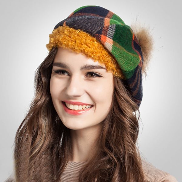 wholesale-autumn and winter large raccoon ball scottish plaid fashion beret painter cap ladies fashion hats, Blue;gray
wholesale-autumn and winter large raccoon ball scottish plaid fashion beret painter cap ladies fashion hats, Blue;gray