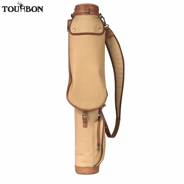 wholesale-tourbon vintage golf club carrier pencil style canvas & leather golf gun bag wax waterproof fleece padded interlayer cover 84cm
wholesale-tourbon vintage golf club carrier pencil style canvas & leather golf gun bag wax waterproof fleece padded interlayer cover 84cm