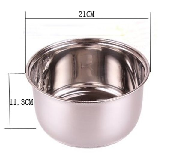 3l rice cooker stainless steel non-stick inner pot ice bucket ice beer barrels dog supplies pet dog bowl water bowls drinker 21*11cm
3l rice cooker stainless steel non-stick inner pot ice bucket ice beer barrels dog supplies pet dog bowl water bowls drinker 21*11cm