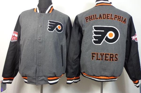 fall-sell brand classic nhl hockey fans bomber jacket men's wool athletic varsity jacket quilted lined snap closure embroidery hot, Black
fall-sell brand classic nhl hockey fans bomber jacket men's wool athletic varsity jacket quilted lined snap closure embroidery hot, Black