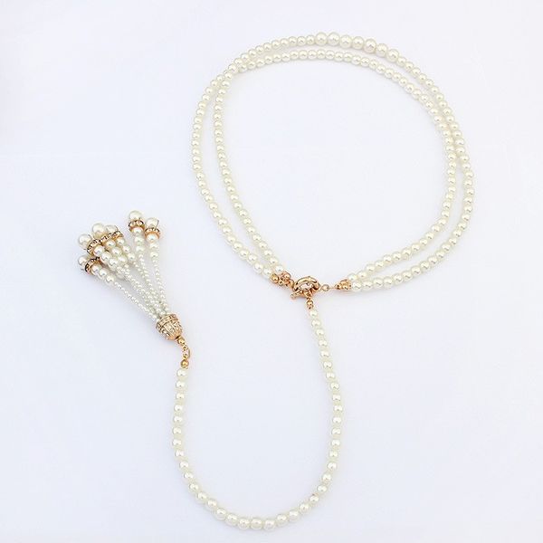 2015 vintage jewelry pearl women long necklaces&pendants statement women wedding jewelry necklace sweater necklace bijoux, Golden;silver
2015 vintage jewelry pearl women long necklaces&pendants statement women wedding jewelry necklace sweater necklace bijoux, Golden;silver