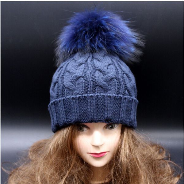 winter caps beanies knit hats ball beanies hats caps new dyed wool knitted hat and cap hemp flowers large color raccoon fur cap raccoon fur, Blue;gray
winter caps beanies knit hats ball beanies hats caps new dyed wool knitted hat and cap hemp flowers large color raccoon fur cap raccoon fur, Blue;gray