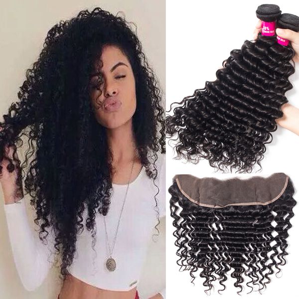 peruvian deep wave hair 3bundles with 13x4 lace frontal closure with bundles remy human hair with frontal closure part brazilian hair, Black;brown
peruvian deep wave hair 3bundles with 13x4 lace frontal closure with bundles remy human hair with frontal closure part brazilian hair, Black;brown