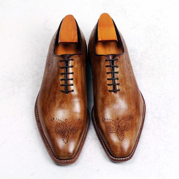 men dress shoes oxford shoes square toe men's shoes custom handmade shoes genuine calf leather color dark brown hd-n156, Black
men dress shoes oxford shoes square toe men's shoes custom handmade shoes genuine calf leather color dark brown hd-n156, Black