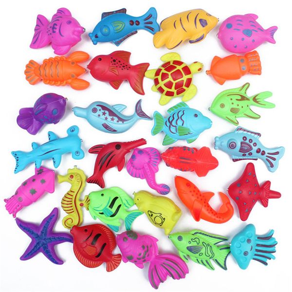 32pcs magnetic fishing toy game kids 3d fish baby bath toys outdoor fun 
32pcs magnetic fishing toy game kids 3d fish baby bath toys outdoor fun