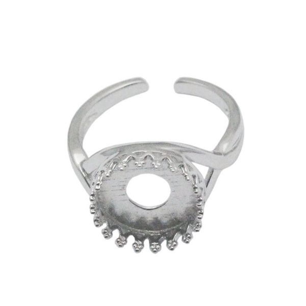 beadsnice bezel crown ring setting 925 sterling silver wire crown bezel for 12mm round cabochon silver ring blanks id 32845, Slivery;crystal
beadsnice bezel crown ring setting 925 sterling silver wire crown bezel for 12mm round cabochon silver ring blanks id 32845, Slivery;crystal