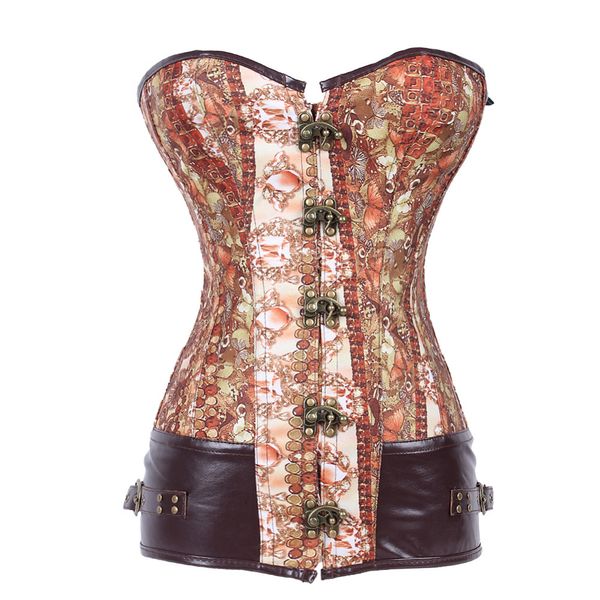 wholesale-new brown metal ring buckle steel boned corset waist training corset woman body shaper waist cincher corset punk corselets s-2xl, Black;white
wholesale-new brown metal ring buckle steel boned corset waist training corset woman body shaper waist cincher corset punk corselets s-2xl, Black;white