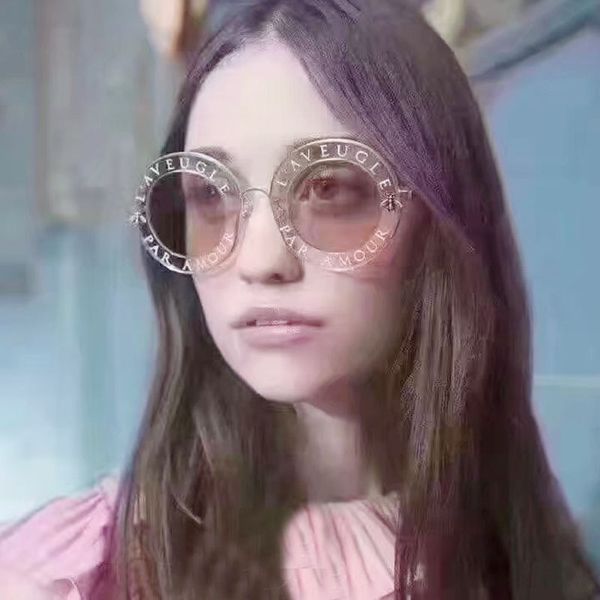 new fashion women brand sunglasses 0113 round shape crystal frame fashion summer style bee logo uv400 lens with new case, White;black
new fashion women brand sunglasses 0113 round shape crystal frame fashion summer style bee logo uv400 lens with new case, White;black