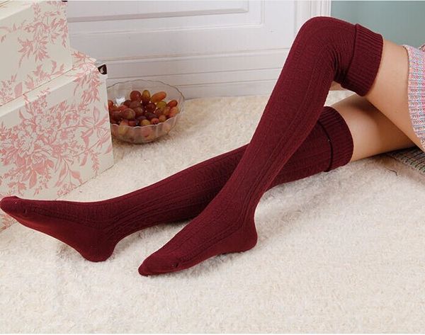 wholesale- cotton women spring autumn winter long above knee length long socks white black navy wine coffee grey 8colors, Black;white
wholesale- cotton women spring autumn winter long above knee length long socks white black navy wine coffee grey 8colors, Black;white