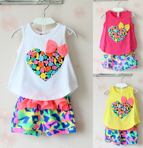 summer kids clothes 2015 love heart children girls flower shorts sets princess sweet twinset flower bow suit children ing, White
summer kids clothes 2015 love heart children girls flower shorts sets princess sweet twinset flower bow suit children ing, White