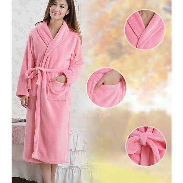 wholesale-women men bathrobe winter robe loose long sleeves coral fleece bathrobes spa shawl pajama nightdress sleep dress, Black;red
wholesale-women men bathrobe winter robe loose long sleeves coral fleece bathrobes spa shawl pajama nightdress sleep dress, Black;red