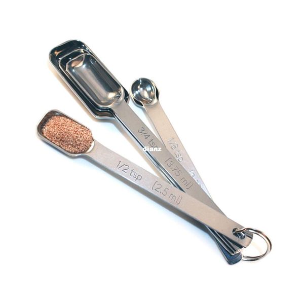 fashion 6 pcs/set narrow stainless steel measuring spoons good for scooping into jars chef quality commercial durability
fashion 6 pcs/set narrow stainless steel measuring spoons good for scooping into jars chef quality commercial durability