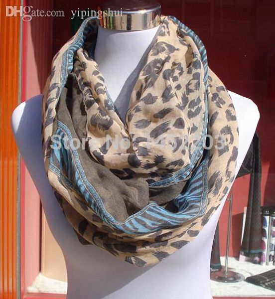 wholesale-european and american fashion women's leopard print infinity scarf snood big size 180*100, Blue;gray
wholesale-european and american fashion women's leopard print infinity scarf snood big size 180*100, Blue;gray