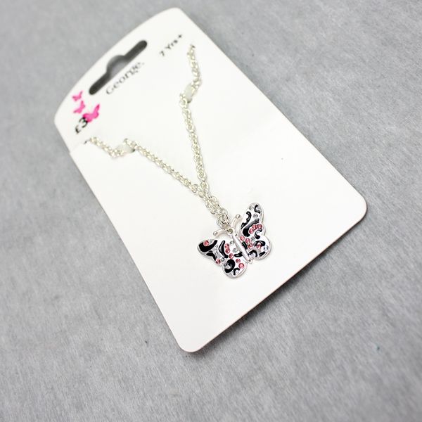 christmas gift 18" silver butterfuly pendant necklace with crystals for children kids girls 2015 new arrival
christmas gift 18" silver butterfuly pendant necklace with crystals for children kids girls 2015 new arrival