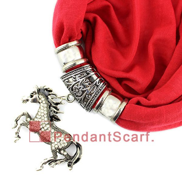 

Новый дизайн горный хрусталь лошадь ювелирные изделия кулон шарф мода женщины бусины кисточкой мягкое ожерелье шарф 20 цветов, Бесплатная доставка, SC0044