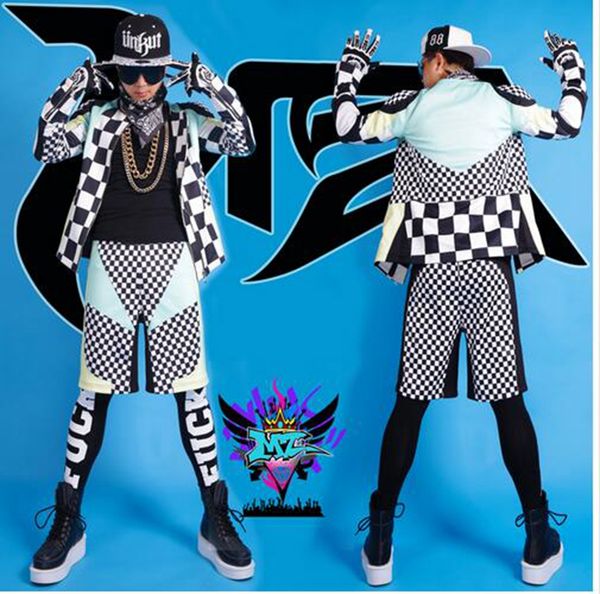 male singers to european and american fashion new nightclub four color black and white squares locomotive costumes. s - 6 xl, Black;red
male singers to european and american fashion new nightclub four color black and white squares locomotive costumes. s - 6 xl, Black;red