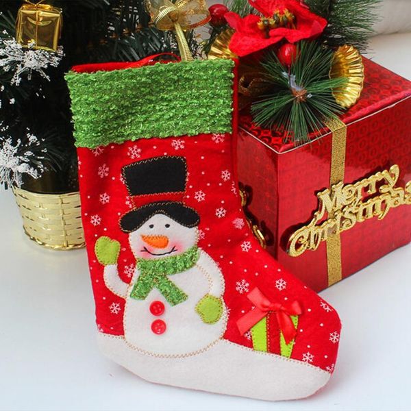 wholesale- 2016 cute snowman santa claus pattern christmas decoration party supplies stocking ornament enfeites
wholesale- 2016 cute snowman santa claus pattern christmas decoration party supplies stocking ornament enfeites