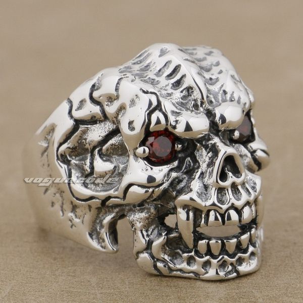 925 sterling silver red cz stone eyes skull claw mens ring 9k021 us size 8~14 ing, Golden;silver
925 sterling silver red cz stone eyes skull claw mens ring 9k021 us size 8~14 ing, Golden;silver