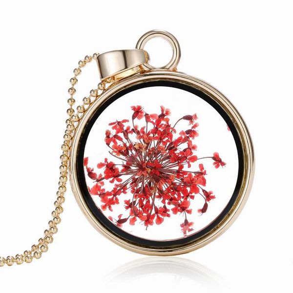 elegant pendant necklaces creative plant specimen golde round daisies crystal pendant necklace cannot be opened floating locket, Silver
elegant pendant necklaces creative plant specimen golde round daisies crystal pendant necklace cannot be opened floating locket, Silver