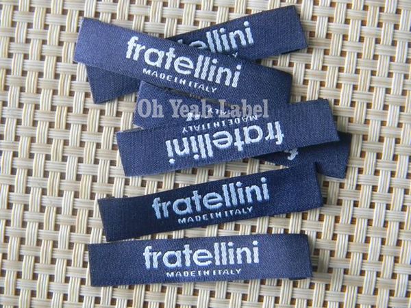 1000pcs custom made damask embroidery label side tags woven main label for clothing hat label bag tag, Black
1000pcs custom made damask embroidery label side tags woven main label for clothing hat label bag tag, Black