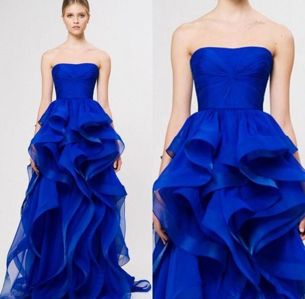 royal blue prom dresses 2021 organza ruffles backless evening gowns custom made floor length formal party dresses, Black
royal blue prom dresses 2021 organza ruffles backless evening gowns custom made floor length formal party dresses, Black