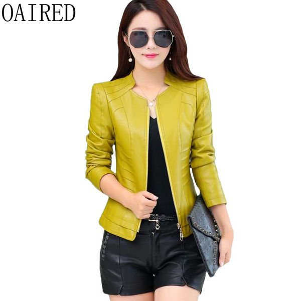 wholesale-plus size leather jacket women spring autumn 2017 new leather coat women short slim motorcycle leather clothing female outerwear, Black
wholesale-plus size leather jacket women spring autumn 2017 new leather coat women short slim motorcycle leather clothing female outerwear, Black