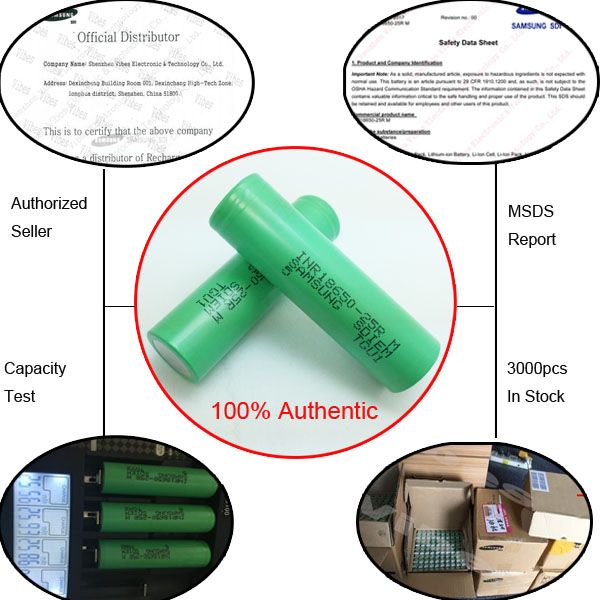 authentic guarantee - samsung 25r green 18650 lithium battery - 2500mah 30a max discharger rechargeable high drain battery for e cig mods
authentic guarantee - samsung 25r green 18650 lithium battery - 2500mah 30a max discharger rechargeable high drain battery for e cig mods