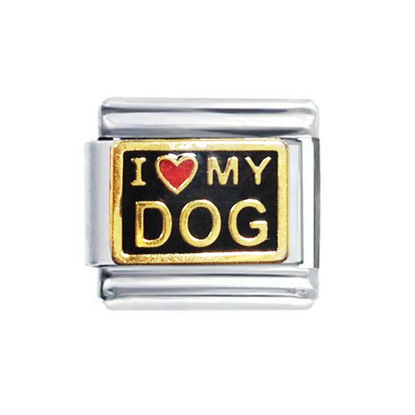 9мм классического размера Я люблю свою собаку Выдвижение итальянской прелести бр
9мм классического размера Я люблю свою собаку Выдвижение итальянской прелести бр