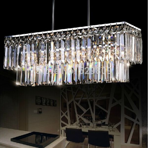 wholesale-rectangle design modern crystal chandelier for dining room lustres e pendentes indoor lighting guaranteed 100%
wholesale-rectangle design modern crystal chandelier for dining room lustres e pendentes indoor lighting guaranteed 100%