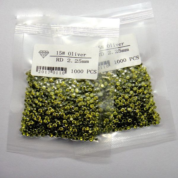 1000pcs/lot 1.6-2.3mm round brilliant lab created cubic gems peridot cz synthetic loose stones for jewelry making, Black
1000pcs/lot 1.6-2.3mm round brilliant lab created cubic gems peridot cz synthetic loose stones for jewelry making, Black