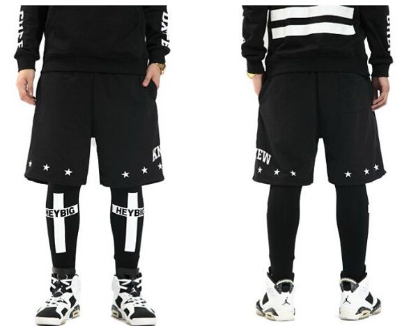 wholesale-2015 summer style mens hip hop shorts beach shorts swimwear men 5 color men shorts knee length straight swim lzc-661, White;black
wholesale-2015 summer style mens hip hop shorts beach shorts swimwear men 5 color men shorts knee length straight swim lzc-661, White;black