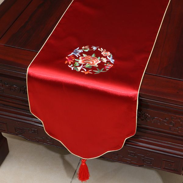120inch extra long fine embroidered table runner happy luxury table mats silk brocade high end dining room table cloth placemat 300x33 cm
120inch extra long fine embroidered table runner happy luxury table mats silk brocade high end dining room table cloth placemat 300x33 cm