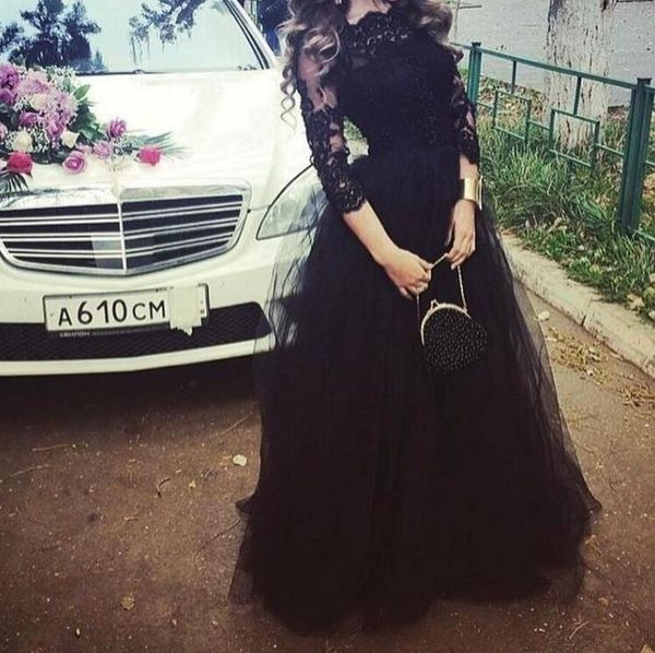 2016 благородный черный с длинными рукавами линии вечерние платья bateau vestidos de festa пром платья кружева плюс размер тюль арабские зим, Black;red
2016 благородный черный с длинными рукавами линии вечерние платья bateau vestidos de festa пром платья кружева плюс размер тюль арабские зим, Black;red