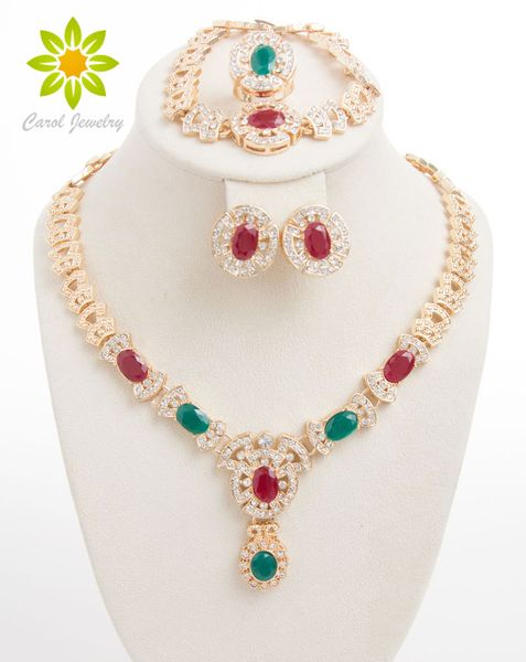 fashion women gold plated jewelry set costume austrian crystal necklace earrings bracelet ring wedding accessories african beads, Slivery;golden
fashion women gold plated jewelry set costume austrian crystal necklace earrings bracelet ring wedding accessories african beads, Slivery;golden