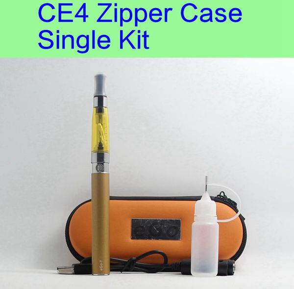 CE4 eGo Starter Kit Electronic Cigarette Zipper Case Single Kit 650mah 900mah 1100mah ego battery and ce4 atomizer
CE4 eGo Starter Kit Electronic Cigarette Zipper Case Single Kit 650mah 900mah 1100mah ego battery and ce4 atomizer