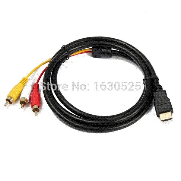 Wholesale Brand New Black 1080P 5 Ft 1.5m HDMI-Male To 3 RCA Cable Video Audio HDMI HDTV VGA 3 AV Cord Adapter 
Wholesale Brand New Black 1080P 5 Ft 1.5m HDMI-Male To 3 RCA Cable Video Audio HDMI HDTV VGA 3 AV Cord Adapter